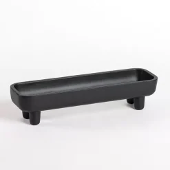 Decorative Bowls & Jars>Kirklands Home Trough with Legs, 21.5 in. Black