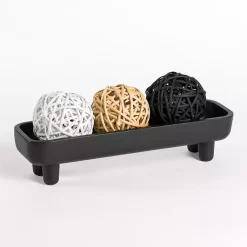Decorative Bowls & Jars>Kirklands Home Trough with Legs, 21.5 in. Black