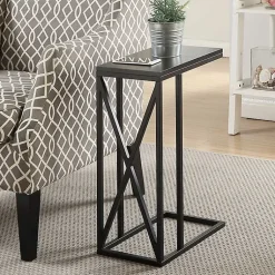 Kirklands Home Tucson C-Table Black Clearance
