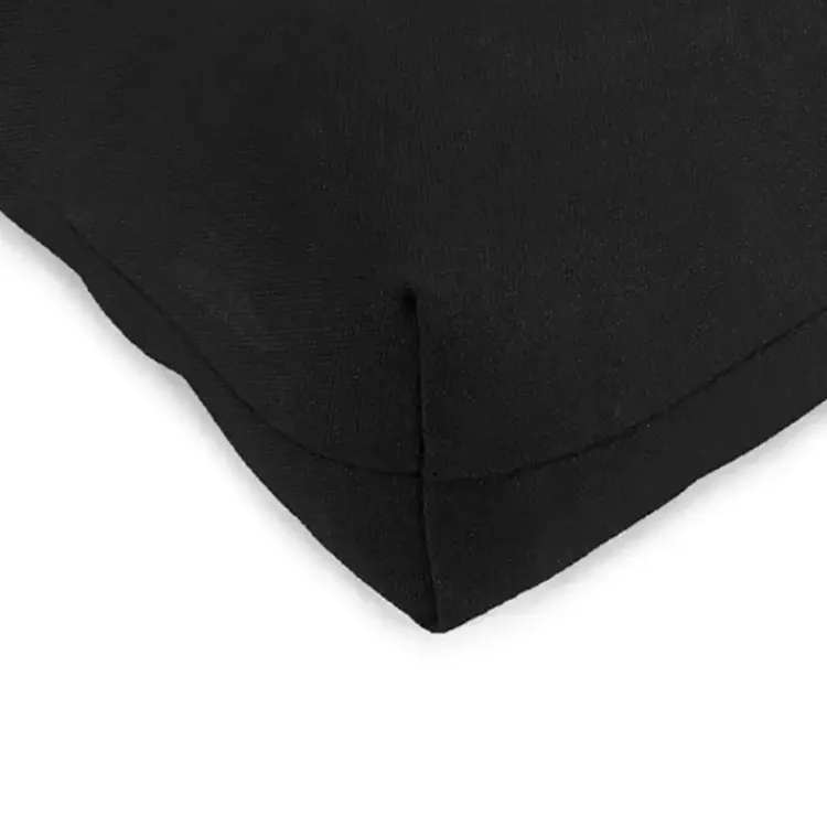 Kirklands Home Tufted Outdoor Chair Cushions, Set of 2 Black Outlet