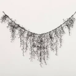 Halloween>Kirklands Home Twig Banner Garland Black