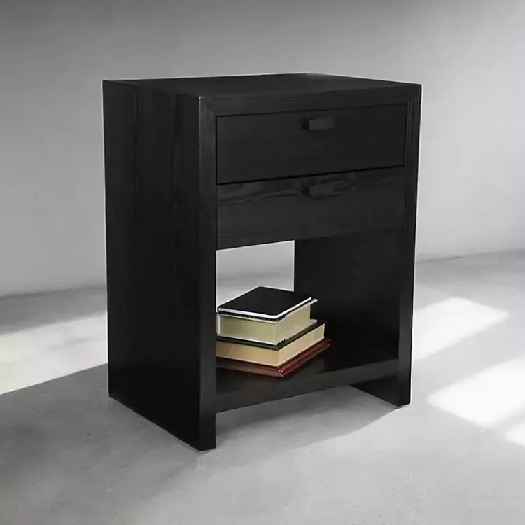 Kirklands Home Vivara 2-Drawer Nightstand Black Sale