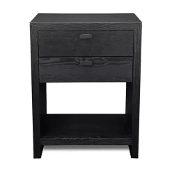 Kirklands Home Vivara 2-Drawer Nightstand Black Sale