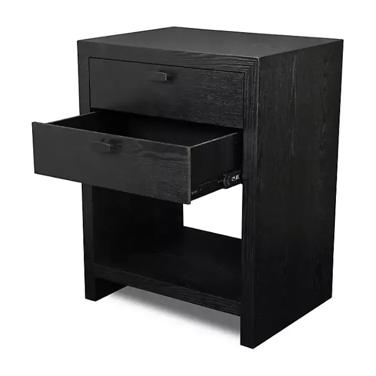 Kirklands Home Vivara 2-Drawer Nightstand Black Sale