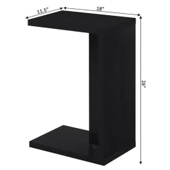 Kirklands Home Wakefield C-Table Black Best