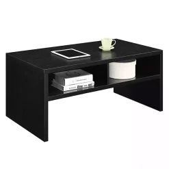 Kirklands Home Wakefield Shelf Coffee Table Black Best