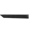 Kirklands Home Black Wedge Wood Large Floating Shelf