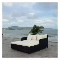 Kirklands Home Black Wicker Outdoor Daybed Online