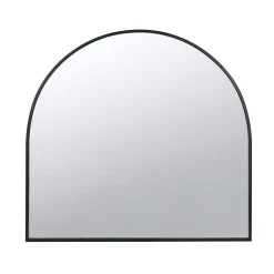 Kirklands Home Wide Arched Wall Mirror Black