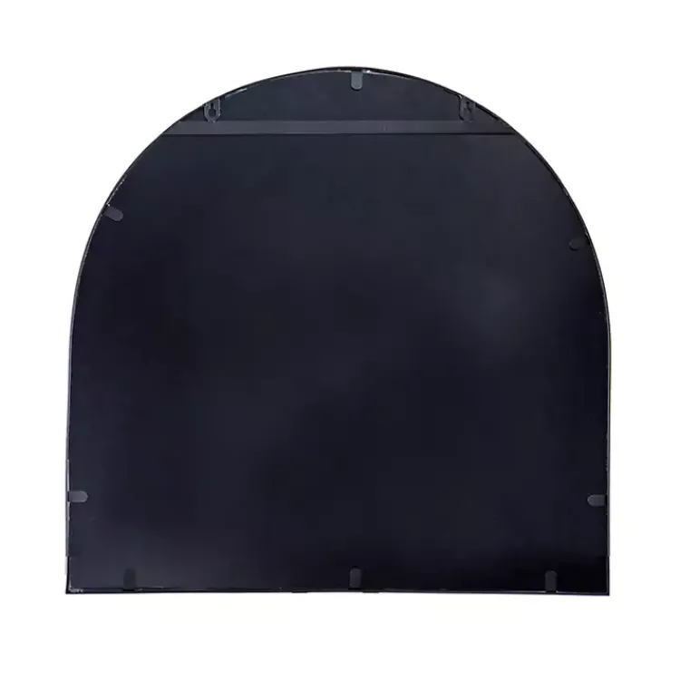 Kirklands Home Wide Arched Wall Mirror Black