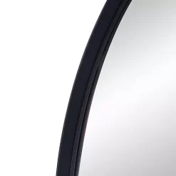 Kirklands Home Wide Arched Wall Mirror Black