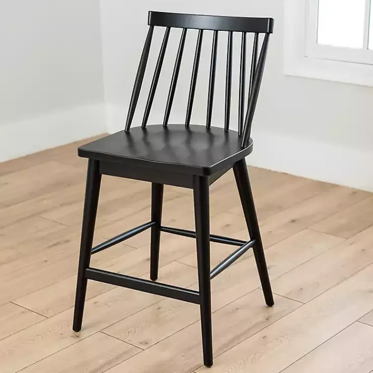 Kirklands Home Windsor Counter Stool Black Discount