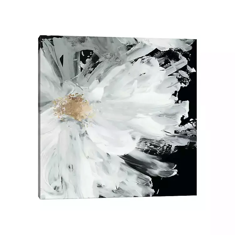 Kirklands Home Black Wispy Peony Canvas Art Print Discount