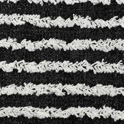 Pillows>Kirklands Home Black Wispy Ways Tufted Stripe Lumbar Pillow