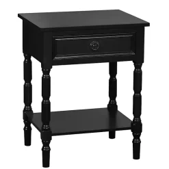Kirklands Home Wood Barrett Accent Table Black Online