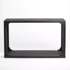 Kirklands Home Wood Basni Console Table Black Outlet