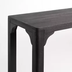 Kirklands Home Wood Basni Console Table Black Outlet