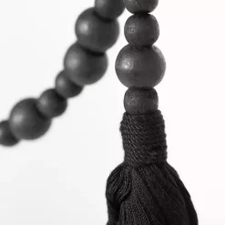 Decorative Accents>Kirklands Home Wood Beaded Tassel Garlands, Set of 2 Black