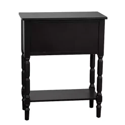 Kirklands Home Wood 4-Drawer Barrett Console Table Black Discount