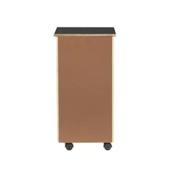 Kirklands Home Wood 6-Drawer Cary Storage Cart Black Online