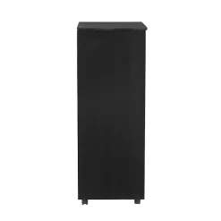 Kirklands Home Wood 8-Drawer Cary Storage Cart Black Outlet