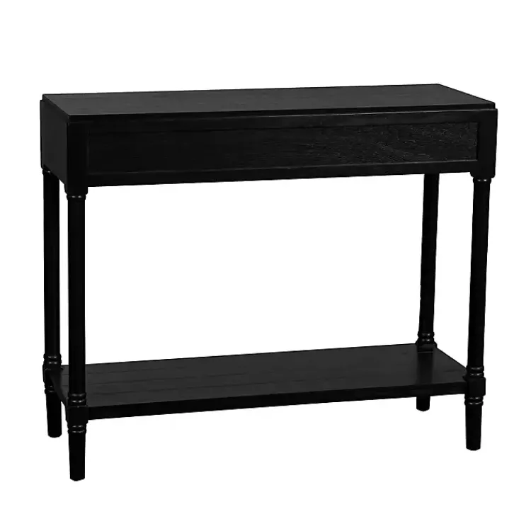 Kirklands Home Wood 2-Drawer Layla Console Table Black Discount