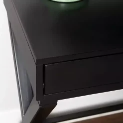 Kirklands Home Wood 2-Drawer Peggy Desk Black Best