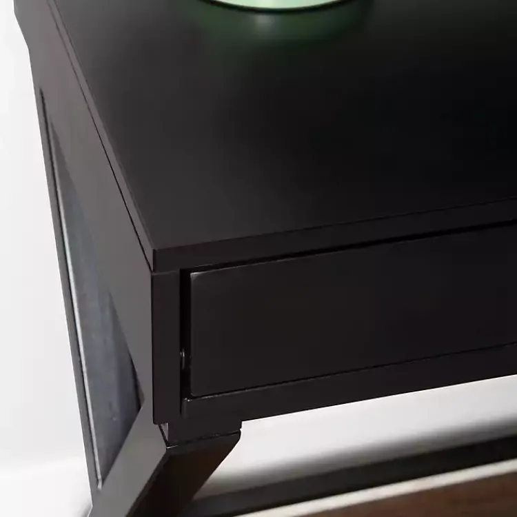 Kirklands Home Wood 2-Drawer Peggy Desk Black Best