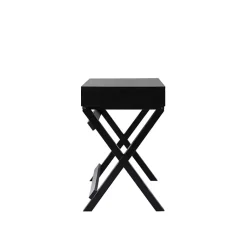 Kirklands Home Wood 2-Drawer Peggy Desk Black Best