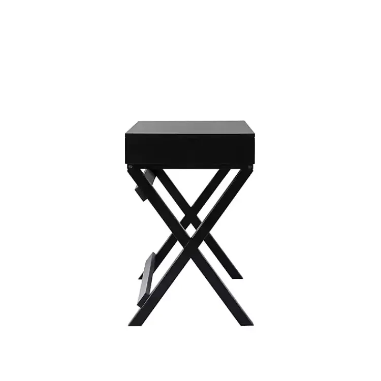 Kirklands Home Wood 2-Drawer Peggy Desk Black Best