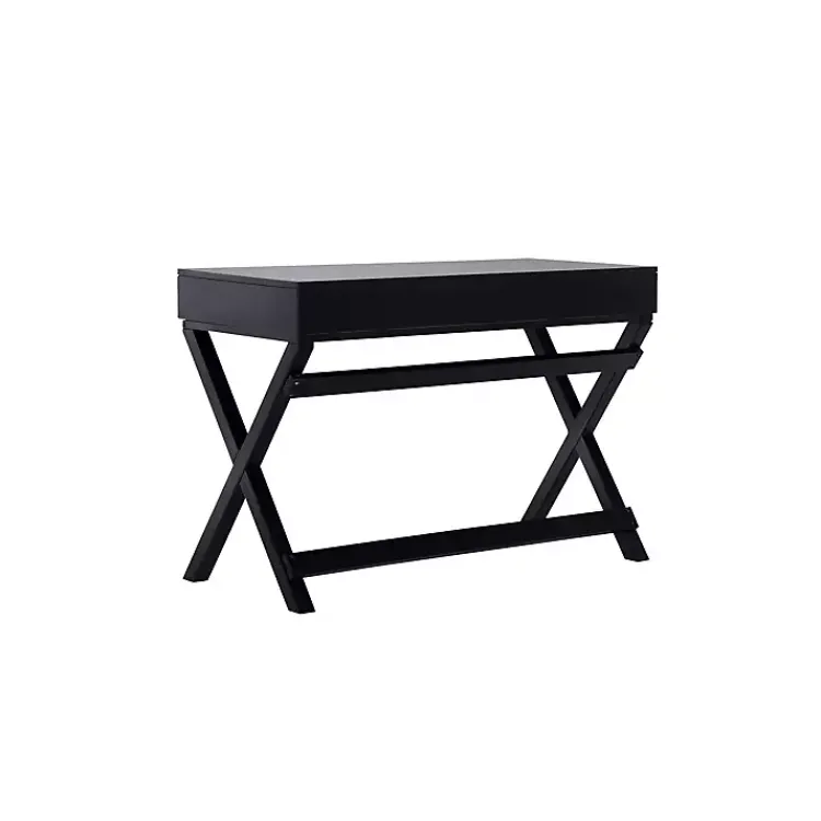 Kirklands Home Wood 2-Drawer Peggy Desk Black Best