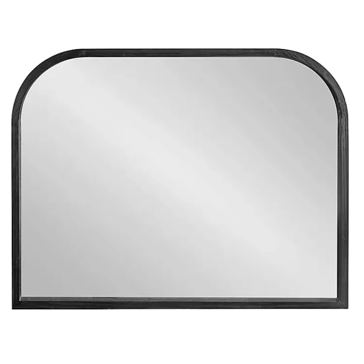 Kirklands Home Wood Frame Arch Wall Mirror Black Clearance
