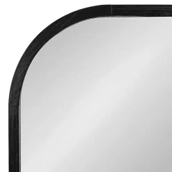 Kirklands Home Wood Frame Arch Wall Mirror Black Clearance