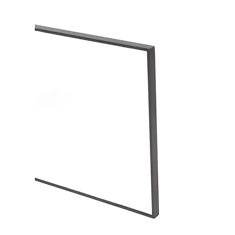 Kirklands Home Wood Framed Mirror, 24x40 in. Black Discount