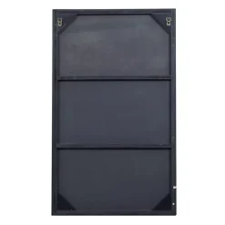 Kirklands Home Wood Framed Mirror, 24x40 in. Black Discount
