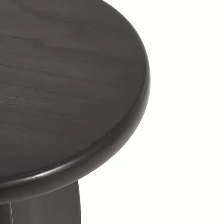 Kirklands Home Wood Modern Accent Tables, Set of 2 Black New