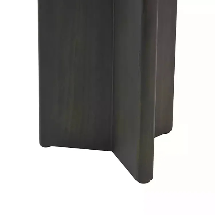 Kirklands Home Wood Modern Accent Tables, Set of 2 Black New