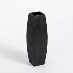 Vases>Kirklands Home Wood Oblong Floor Vase, 24 in. Black