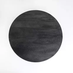 Kirklands Home Wood Round Dori Coffee Table Black Sale