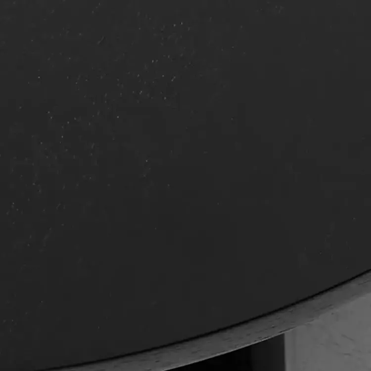 Kirklands Home Wood Round Ford Accent Table Black Outlet