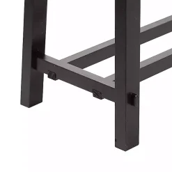 Kirklands Home Wood Simple Farmhouse Bench Black Outlet