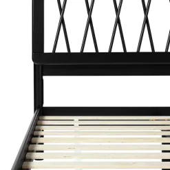 Kirklands Home Wood Spindle Headboard Full Bed Black Outlet