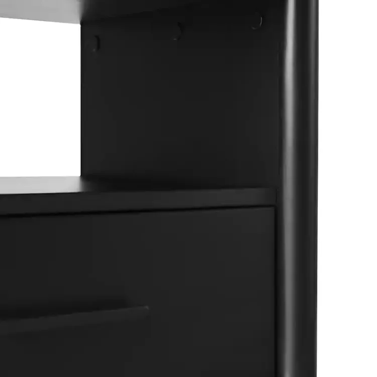 Kirklands Home Wood Spindle Leg Nightstand Black Sale