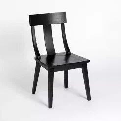 Kirklands Home Wood T-Back Dining Chair Black Best