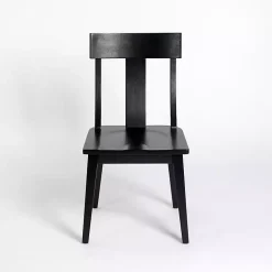 Kirklands Home Wood T-Back Dining Chair Black Best