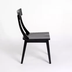 Kirklands Home Wood T-Back Dining Chair Black Best