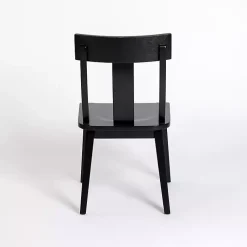 Kirklands Home Wood T-Back Dining Chairs, Set of 2 Black Discount