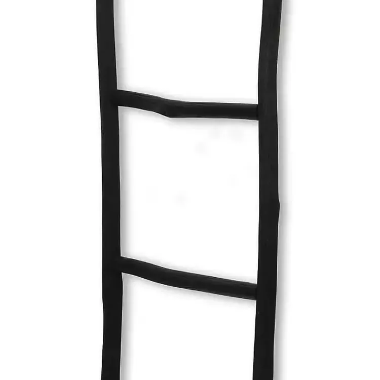 Decorative Accents>Kirklands Home Wood Theo Blanket Ladder Black