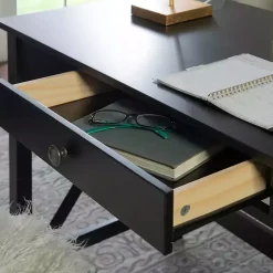 Kirklands Home Wood X-Sides Desk Black Online
