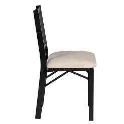 Kirklands Home Black Woven Cane Foldable Dining Chair Discount
